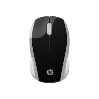HP 200 - Maus - rechts- und linkshändig - optisch - kabellos - 2.4 GHz - kabelloser Empfänger (USB)