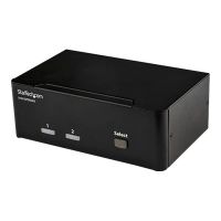StarTech.com 2 Port DisplayPort Dual Monitor KVM Switch