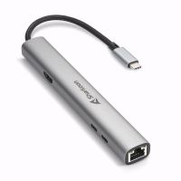 Sharkoon 4044951040704, 1250 Mbit/s, Dunkles Grau, Aluminium, 0,16 m, 23 mm, 157,5 mm