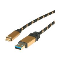 ROLINE Gold - USB-Kabel - USB Typ A (M) bis USB-C (M)
