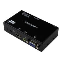StarTech.com 2 Port VGA + HMDI auf HDMI Konverter Switch / Verteiler mit Vorrangsschaltung