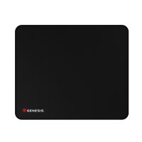 natec GENESIS Carbon 500 M Logo, Schwarz, Einfarbig, Stoff, Gummi, Gaming-Mauspad