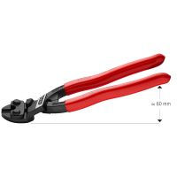 KNIPEX 71 21 200, Bolzenschneiderzange, 6 mm, Chrom-Vanadium-Stahl, Kunststoff, Rot, 200 mm