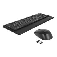 Delock Tastatur-und-Maus-Set - kabellos - 2.4 GHz