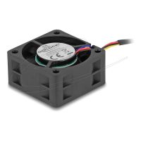 Delock Gehäuselüfter - axial - 40 mm - Schwarz