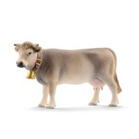 Schleich FARM WORLD Braunvieh Kuh, 3 Jahr(e), Mehrfarbig, Kunststoff, 1 Stück(e)