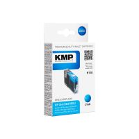 KMP H110 - 8 ml - Cyan - kompatibel - Tintenpatrone (Alternative zu: HP 364, HP CB318EE)
