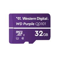 WD SanDisk WD Purple SC QD101, 32 GB, MicroSDXC, Klasse 10, Class 1 (U1), Violett