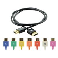 Kramer Electronics 0.9m HDMI m/m, 0,9 m, HDMI Typ A (Standard), HDMI Typ A (Standard), 3840 x 2160 Pixel, 3D, Blau