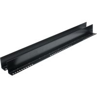 Rockstable 19" L-Trageschienen für 1000mm Tiefe, Regal-Schienenset, Schwarz, Stahl, 48,3 cm (19 Zoll), 60 mm, 650 mm