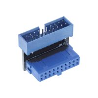 InLine USB 3.0 Adapter intern - Pfostenanschluss Stecker/Buchse - oben gewinkelt