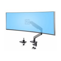 StarTech.com Monitor Desk Mount For 49" Ultrawide Curved Screen, Max 44lb - Befestigungskit (Federarm, Schwenkarm, Basis, VESA-Halterung, C-Klemme Montage 10-80 mm, Tüllenmontage 10 - 35 mm)