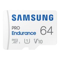 Samsung PRO Endurance MB-MJ64KA - Flash-Speicherkarte (microSDXC-an-SD-Adapter inbegriffen)