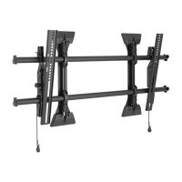 Chief Fusion Large Tilt TV Wall Mount - For Displays 42-86" - Black - Größe L - Befestigungskit (Wandmontage)