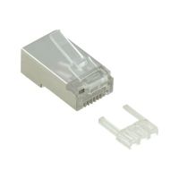VALUE Netzwerkanschluss - RJ-45 (M) - abgeschirmt - CAT 6e - durchsichtig (Packung mit 10)
