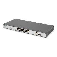 DIGITUS DN-95342-1 - Switch - 19", af/at - unmanaged - 16 x 10/100 (PoE+)