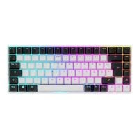 Sharkoon SKILLER SGK50 S3 - Tastatur - 75% - Hintergrundbeleuchtung - USB - QWERTZ - Deutsch - Tastenschalter: Gateron Yellow (Hot-swappable)