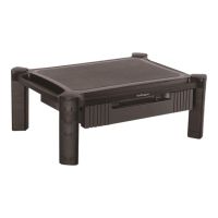 StarTech.com Monitorständer mit Schublade - Höhenverstellbar - Unterstüzt bis zu 32 Zoll Monitore (10 Kg)