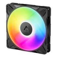 Arctic P14 Pro A-RGB 140 mm A-RGB PWM-Lüfter mit Kabelsplitter, Ventilator, 14 cm, 400 RPM, 2500 RPM, 186 m³/h, Schwarz