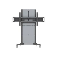 SMS Presence Mobile Motorized XL - Wagen - motorisiert - für Touchscreen - verriegelbar - Aluminium, Anthracite Gray - Bildschirmgröße: from 203.2 cm (from 80")