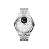 WITHINGS ScanWatch Nova - Brillante Edition - 39 mm - Edelstahl - Hybrid Smart Watch mit Band - Metall - Anzeige 1.6 cm (0.63")