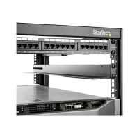 StarTech.com 1HE 19 Zoll Server Rack Schienen - 60,9-91cm Einstellbare Tiefe - Universelle 4 Pfosten Rack Schienen - Netzwerk Geräte/Server/UPS Schienen für HPE ProLiant Dell PowerEdge (UNIRAILS1UB)