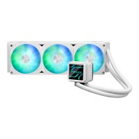 ASUS Prime LC 360 ARGB - White Edition - Prozessor-Flüssigkeitskühlsystem - Kühlergröße: 360 mm - (für: AM4, AM5, LGA1851, LGA1700, LGA1200, LGA115x Socket)