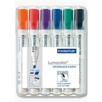 STAEDTLER 351 B WP6, 6 Stück(e), Schwarz, Blau, Grün, Orange, Rot, Violett, Weiß, Weiß, Polypropylen (PP), 2 mm