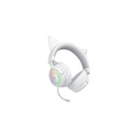 Razer Kraken Kitty V3 Pro - White, Verkabelt & Kabellos, Gaming, 390 g, Kopfhörer, Weiß