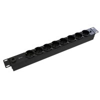 Vertiv PowerGo EP0G81A1, Standard, 1U, Einphasig, Horizontal, Schwarz, 8 AC-Ausgänge