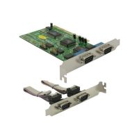 Delock PCI Card 4x Serial - Serieller Adapter