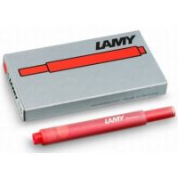 LAMY T10, Rot, Rot, Füllfederhalter, Box, 5 Stück(e)