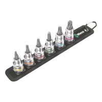 Wera Zyklop Belt C 3 TORX HF - Schlagschrauber-Bitsatz