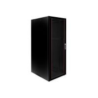 ROLINE Basic - Schrank Netzwerkschrank - glass door, 800x1000 WxD - RAL 9005, Jet Black - 42HE - 48.3 cm (19")