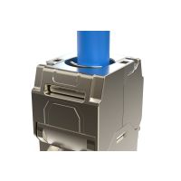 DIGITUS CAT 6A  Kompakt-Keystone Modul, geschirmt, werkzeugfreier Montageanschluss