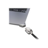 Compulocks Ledge Lock Adapter for MacBook Air 13" M2-M4 with Keyed Lock Silver