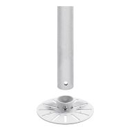 B-TECH BT5935-200, Standfuß, Drinnen, Weiß, B-Tech BT5924, 38,1 mm, 38,1 mm