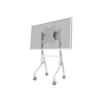 Neomounts Move Go Flip FL50-515WH1 - Wagen - für Flachbildschirm - Stahl - weiß - Bildschirmgröße: 139.7-165.1 cm (55"-65")
