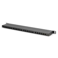 DIGITUS CAT 6, Klasse E High Density Patch Panel, geschirmt, schwarz