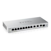 ZyXEL XGS1250-12 - Switch - managed - 8 x 10/100/1000 + 3 x 1/2.5/5/10GBase-T + 1 x 1 Gigabit / 10 Gigabit SFP+