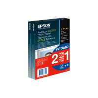 Epson Premium Glossy Photo Paper BOGOF - Glänzend - 100 x 150 mm - 255 g/m² - 40 Blatt Fotopapier (Packung mit 2)
