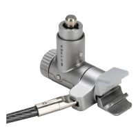 Targus HS5910GL, 2 m, Schlüssel, Galvanisiertes Stahl, Silber
