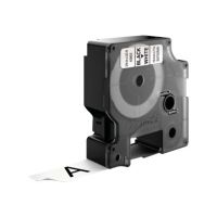 Dymo D1 Standard - Polyester - selbstklebend - Schwarz auf Weiß - 7 x 19 mm 1 Rolle(n) Etikettenkartusche (Packung mit 10)