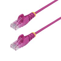 StarTech.com N6PAT25CMPKS, 0,25 m, Cat6, U/UTP (UTP), RJ-45, RJ-45, Pink
