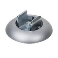 B-TECH BT7056, Bodenbefestigungssatz für Stange, Chrom, 82 mm, 82 mm, 33 mm, 1 Stück(e)