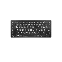 Logickeyboard LKB-LPWB-BTPC-DE, Kabellos, Bluetooth, QWERTZ, Schwarz