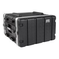Eaton Tripp Lite Series 6U ABS Server Rack Equipment Flight Case for Shipping & Transportation - Transportbehälter - Schwarz - 6U - 48.3 cm (19")