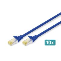DIGITUS CAT 6A S/FTP Patchkabel, 10 Stück
