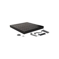 ROLINE Rack - Regal - 500 mm tief, Tragfähigkeit 50 kg - RAL 9005, Jet Black - 1U - 48.3 cm (19")