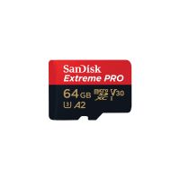 SanDisk Extreme Pro - Flash-Speicherkarte (microSDXC-an-SD-Adapter inbegriffen)